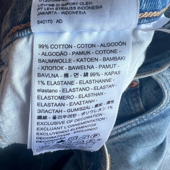 Levi’s Wedgie Straight - High Rise Button Fly - Picture 7 of 7